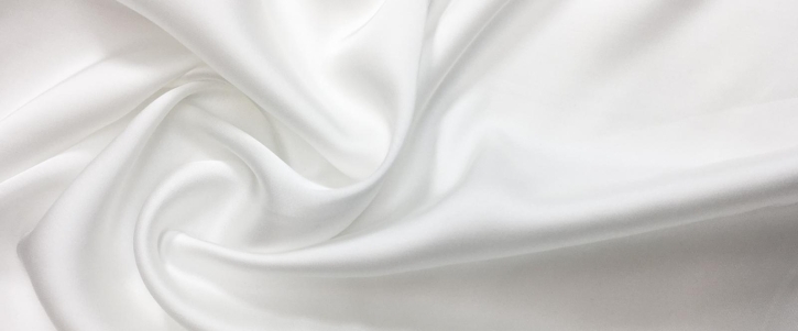 Viscose satin - white