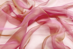 iridescent chiffon - pink-orange