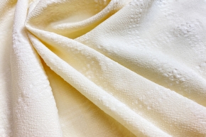 virgin wool linen blend - cream