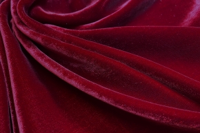 Silk velvet - red