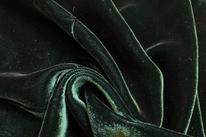 Silk velvet - dark green